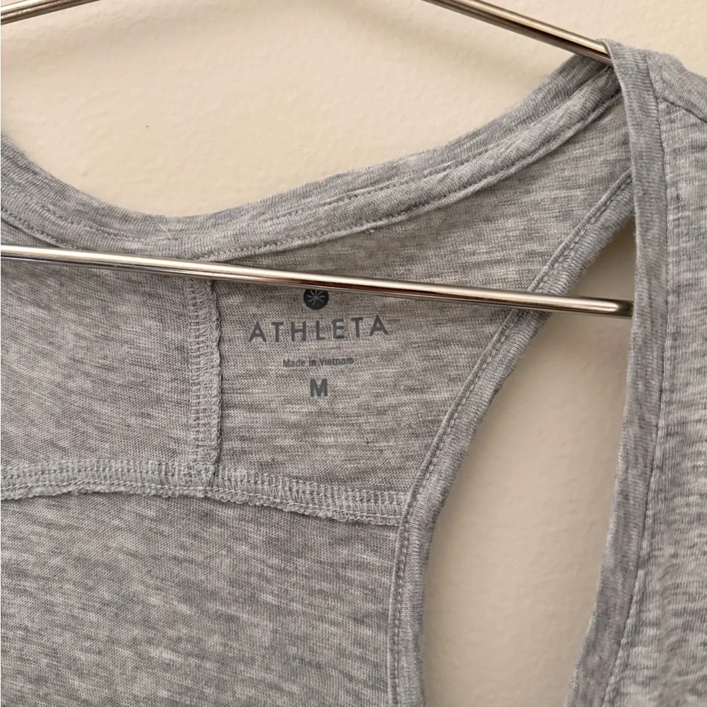 Athleta Light Gray Women's Tank Top - Picture 2 of 5
